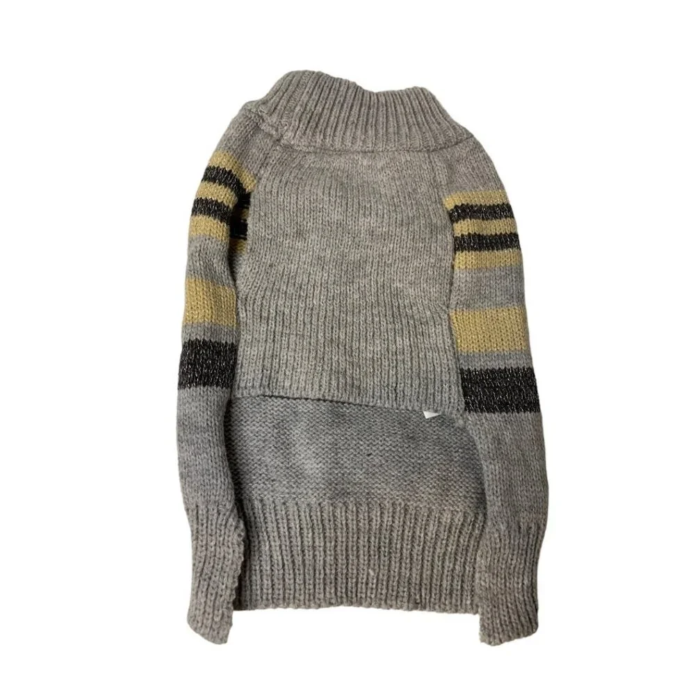 Small‎ Fashion Pet Striped Gray Sweater Dog 10